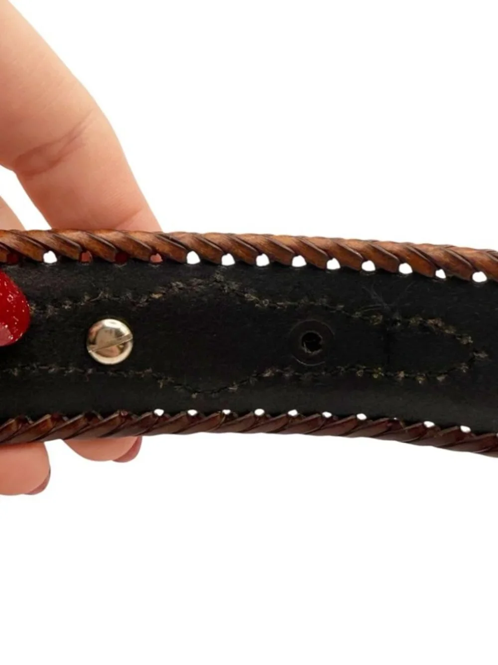 Nocona Women’s Leather‎ Braided Western Cowgirl Belt size 38
